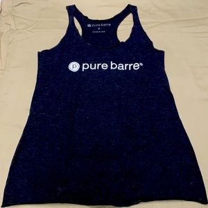 Pure Barre Racer Back Tank Top Black - Small